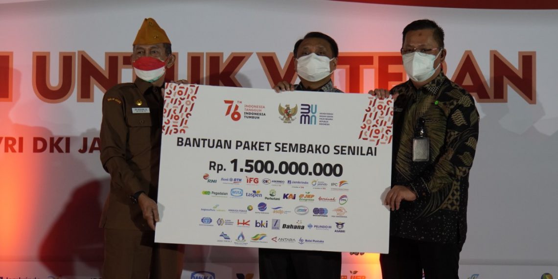 RNI Tebar 3.000 Sembako Paket Merdeka untuk Veteran Indonesia
