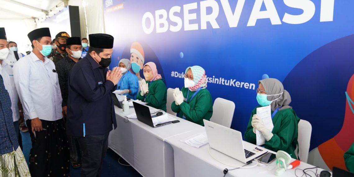 BRI Bantu Vaksinasi 3.000 Santri di Ponpes KHAS Kempek