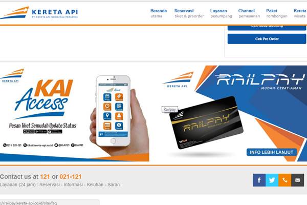 Gandeng Blue Bird, PT KAI Tambah Fitur KAI Access