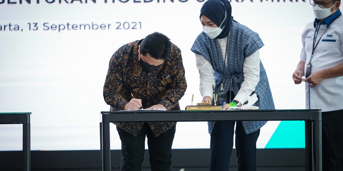 BRI Resmi jadi Induk Holding BUMN Ultra Mikro
