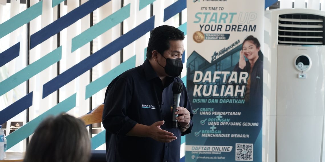 Menteri BUMN Erick Thohir terus Semangati Pengusaha Lokal Bali agar Bersiap Diri Paska Pandemi