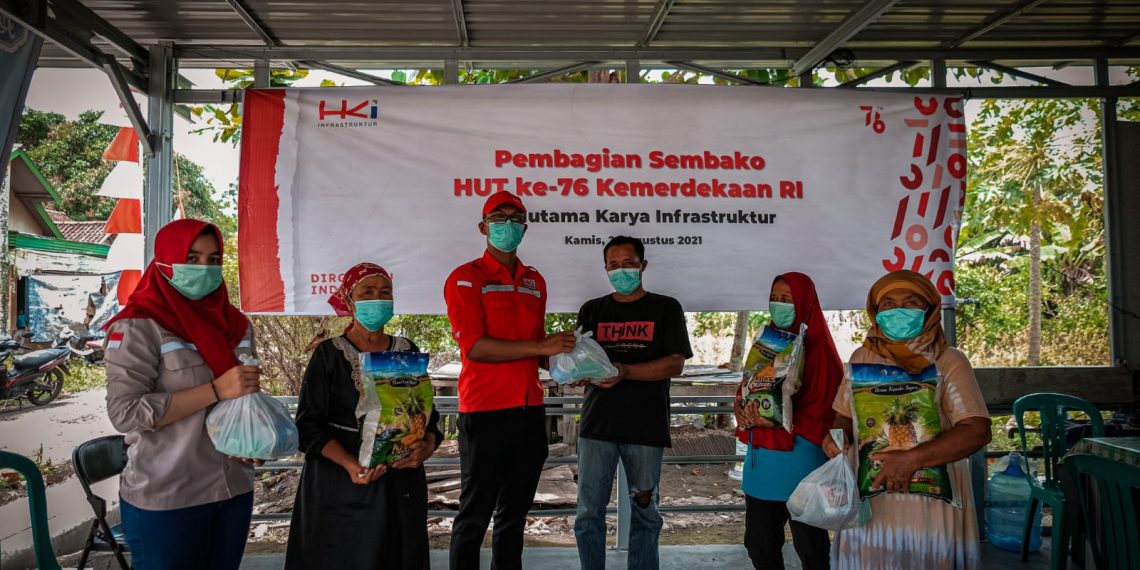 HKI Salurkan Ratusan Paket Sembako