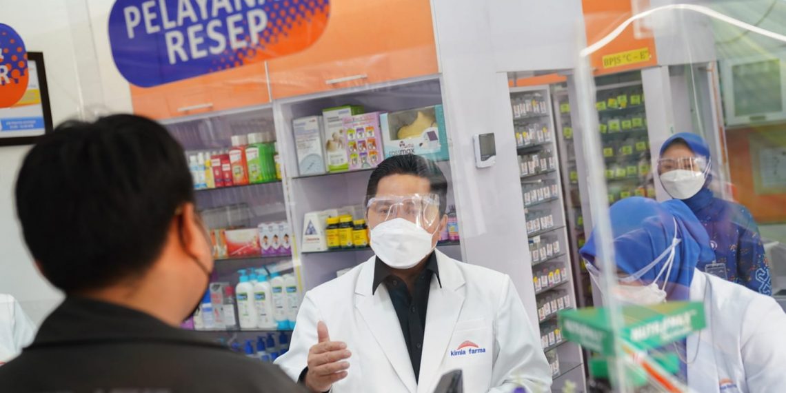 Cek Ketersediaan Obat Lewat Farmaplus, Menteri BUMN Erick Thohir Layani Langsung Konsumen