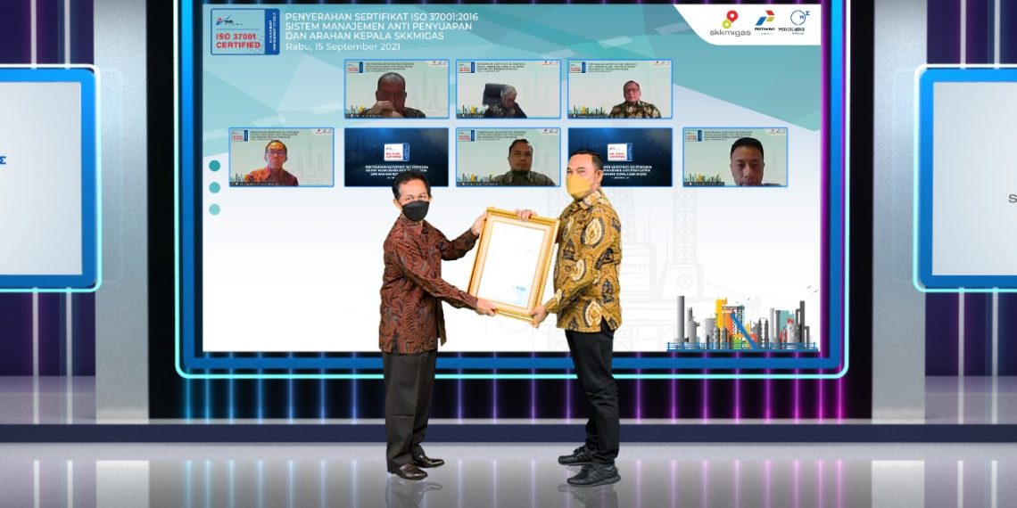 KKKS JOB Tomori Raih Sertifikat ISO 37001:2016 SMAP