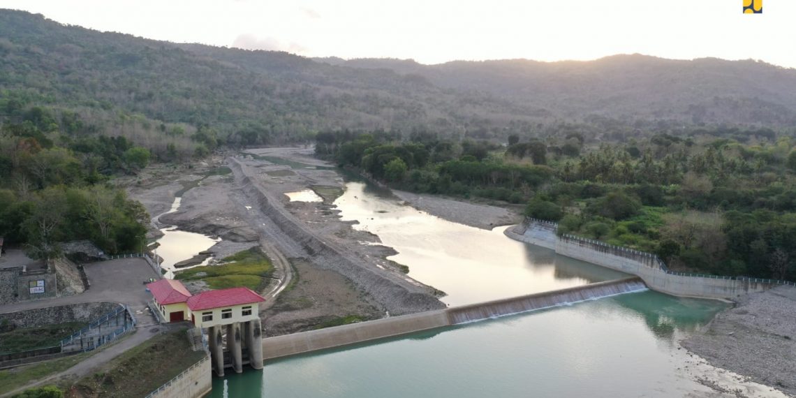 Kementerian PUPR Rehabilitasi Bendung Benanain