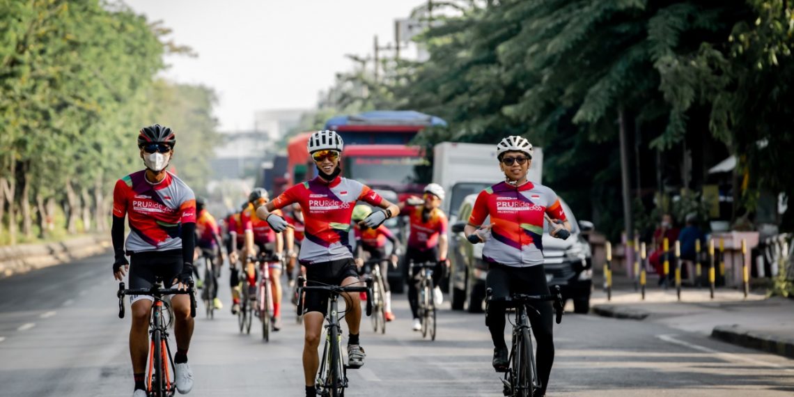 PRURide Indonesia 2021 Virtual Ride, Sukses Gaungkan Hidup Sehat