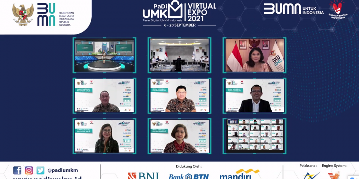 Kementerian BUMN Gelar Opening Ceremony PaDi UMKM Virtual Expo 2021 Batch 2
