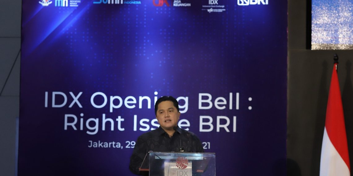 Keberhasilan Right Issue BRI, Erick, OJK, dan BEI Optimistis Kebangkitan UMKM