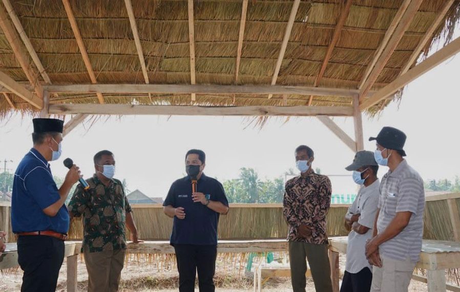 Erick Thohir:  Petani Lampung Dapatkan Pendampingan Program Makmur Pupuk Indonesia