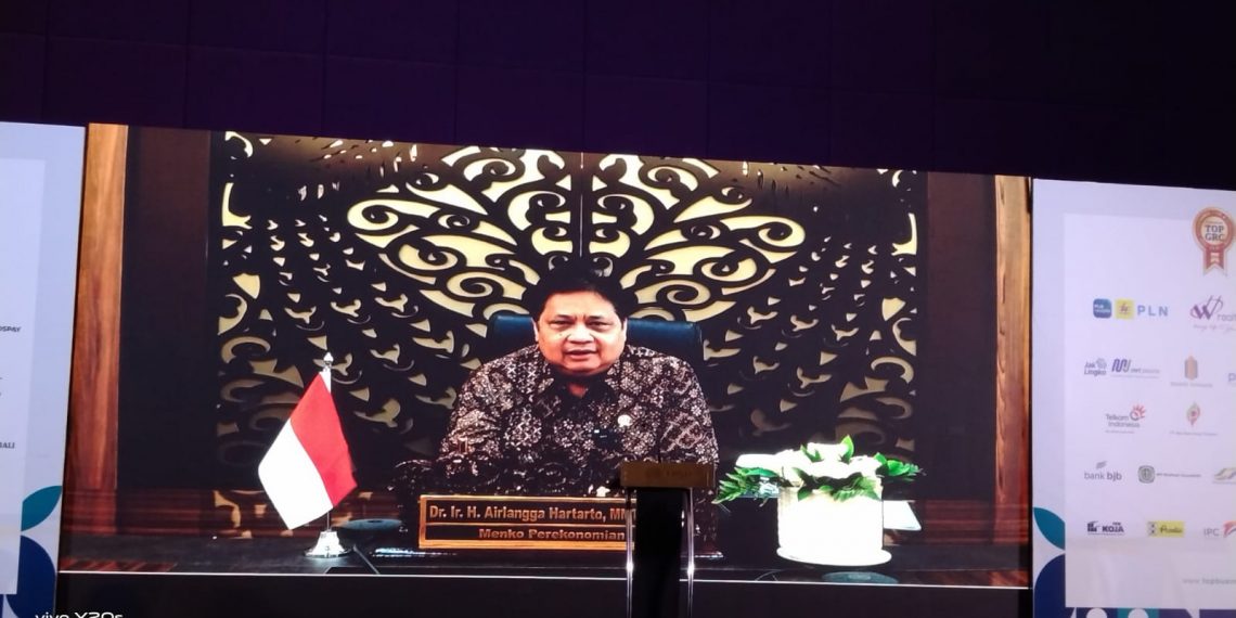 TOP GRC Awards 2021, Menko Perekonomian Dorong Pelaku Bisnis Terapkan GRC di Masa Pandemi