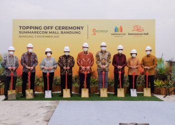 Lakukan Topping Off, Summarecon Mall Bandung bakal Rampung di 2022