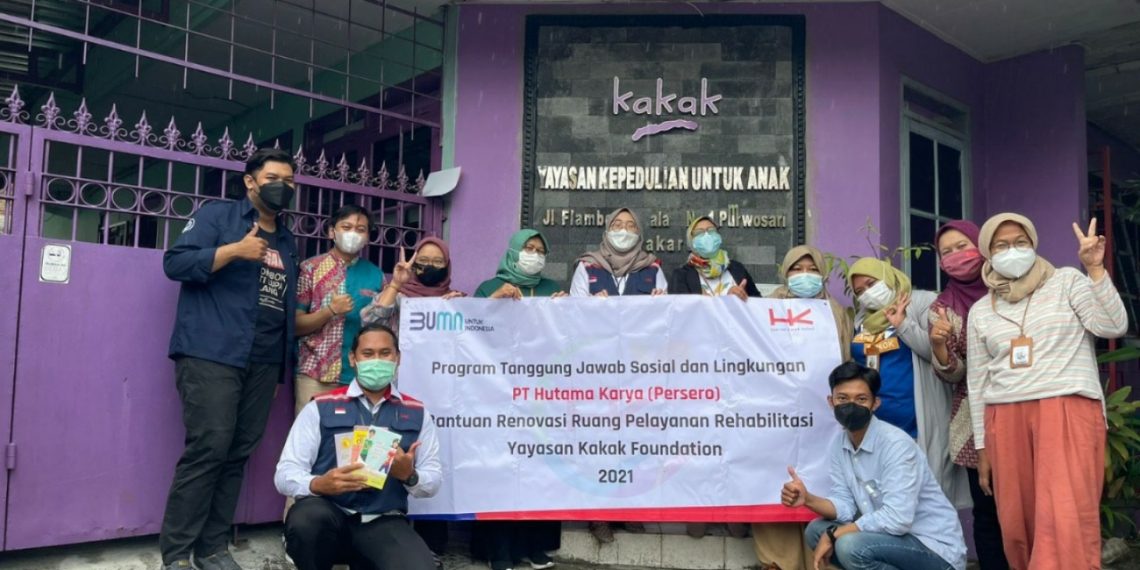 Hutama Karya Salurkan Bantuan Infrastruktur Pendidikan