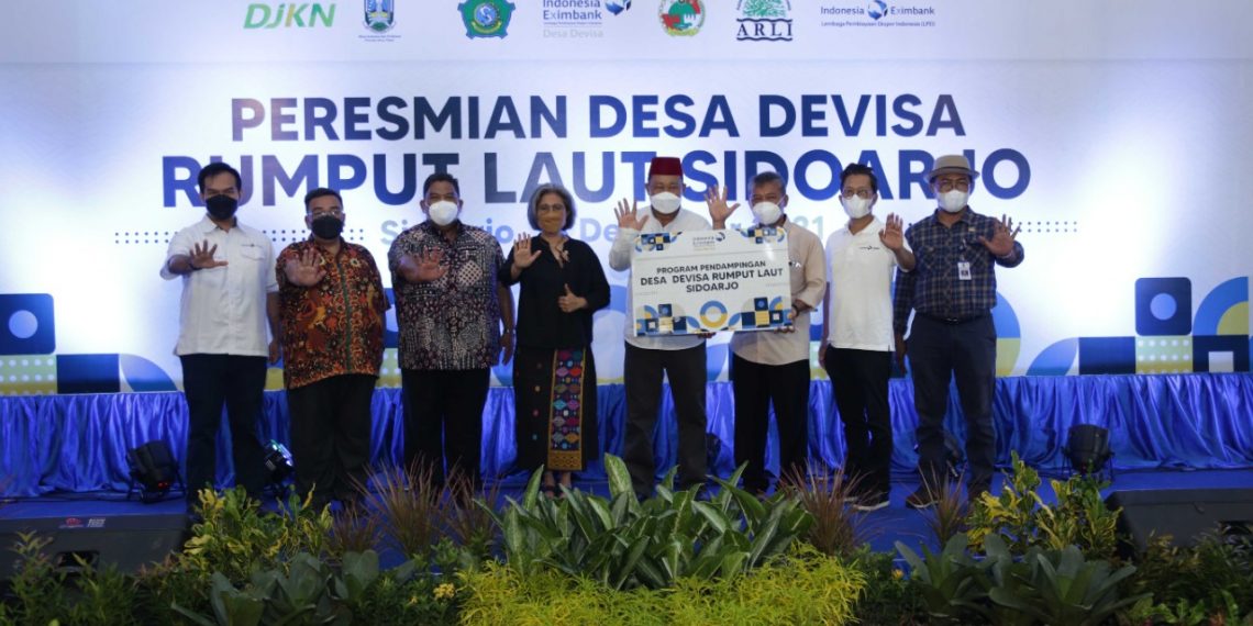 LPEI Dukung Rumput Laut Indonesia Mendunia, Program Desa Devisa di Sidoarjo Resmi Diluncurkan