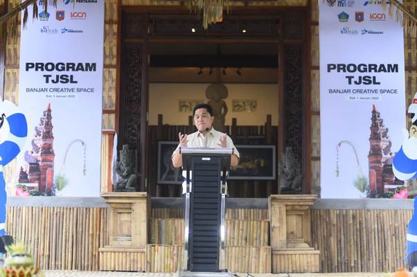 Erick Tohir Buka Banjar Creative Space, Ini Cara Berdayakan Masyarakat Adat Bali