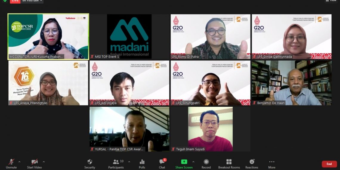 Piawai  Jamin Dana Nasabah Bank, LPS juga Lihai Mengelola Program CSR Peduli Bakti Bagi Negeri