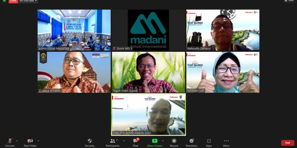 Konsisten Jalankan Strategis Bisnis Three for Three, Perumdam Lawu Tirta Eksis di Masa Pandemi