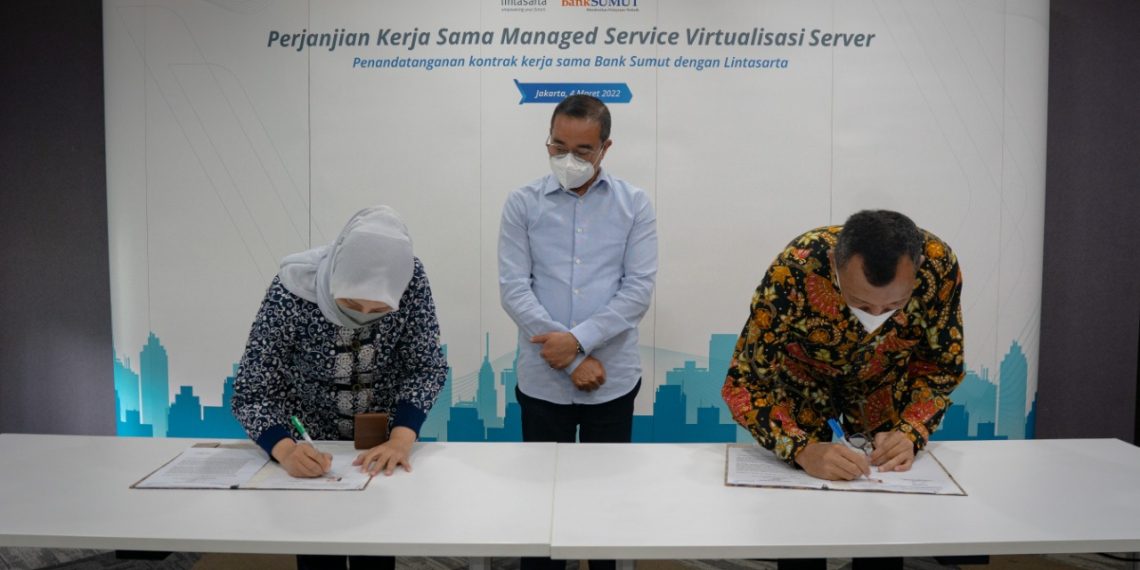 Bank Sumut Rangkul Lintasarta Kembangkan Digitalisasi Perbankan