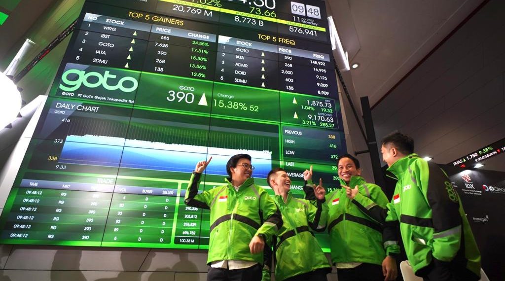 Saham GOTO Resmi Diperdagangkan, Emiten Unicorn Ini Kantongi Rp15,8 T dari IPO