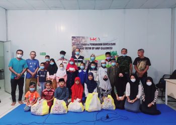 Hakaaston Berikan Bantuan Ratusan Paket Sembako di Wilayah Produksi