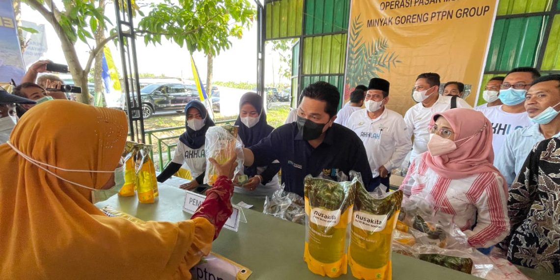 Erick Thohir : Ketuk Pintu Hati Swasta untuk Bersama-sama Selesaikan Masalah Minyak Goreng