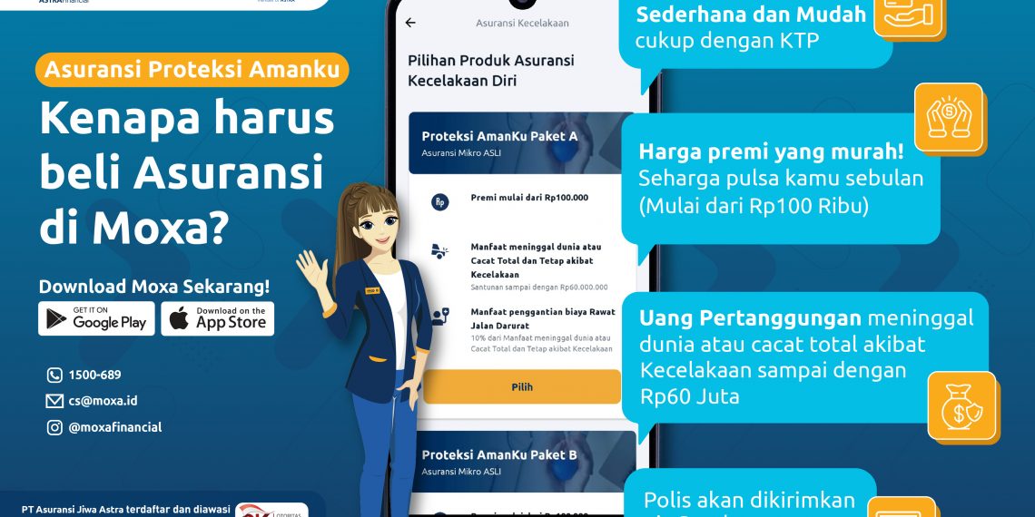 Astra Life Gandeng Moxa Luncurkan Asuransi Mikro ASLI Proteksi AmanKu