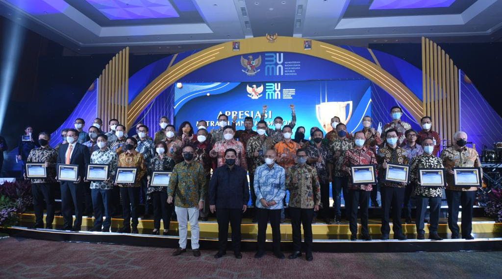 Pertamina Raih Dua Penghargaan Apresiasi Mitra BUMN Champion 2022