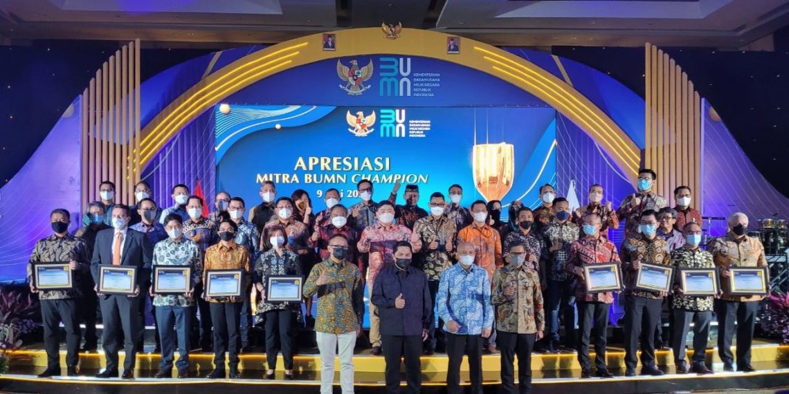 WIKA Raih Penghargaan pada Ajang Mitra BUMN Champion 2022