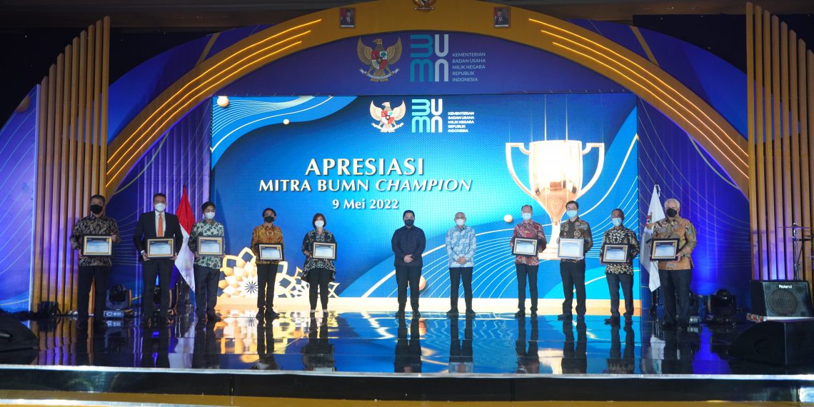 Erick: Apresiasi Mitra BUMN Champion 2022  Dorong Sinergitas BUMN dengan Swasta dan UMKM
