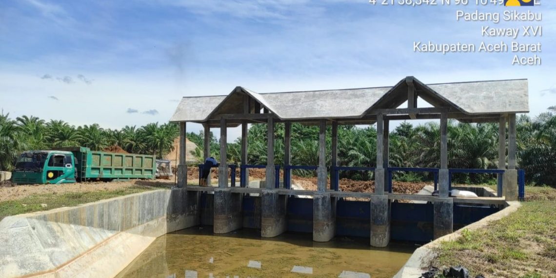 Tingkatkan Produktivitas Pertanian, Pembangunan Jaringan Irigasi di Lhok Guci Aceh  dengan Anggaran Rp255,55 M