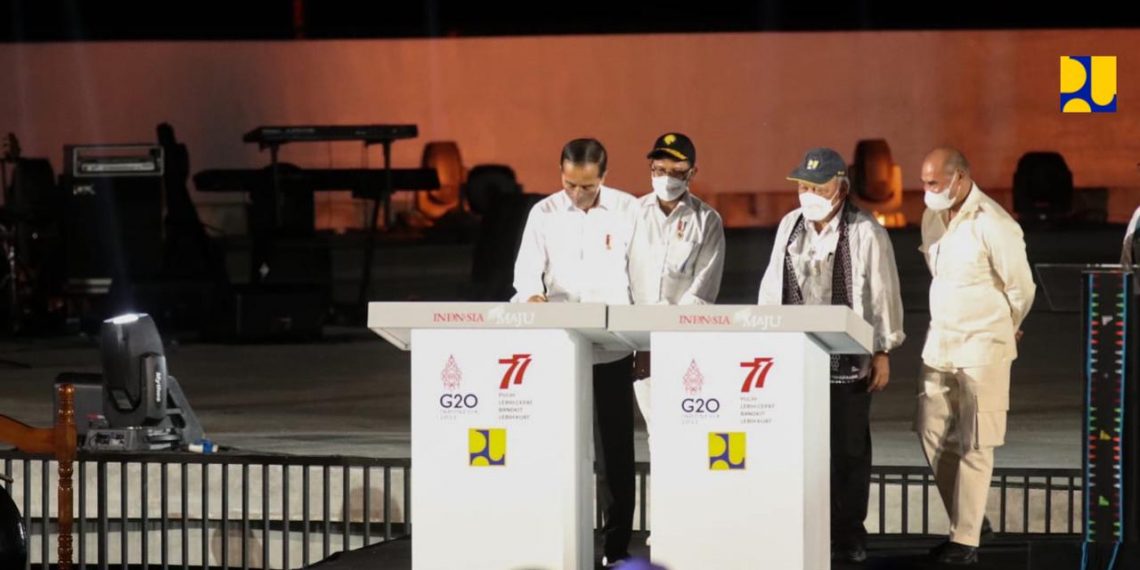 Resmikan SPAM Wae Mese II, Presiden Joko Widodo: Penataan Labuan Bajo Harus Terintegrasi