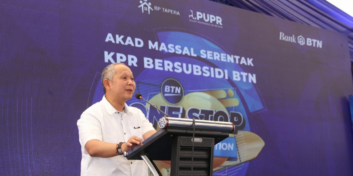 Dorong Pemenuhan Kebutuhan Hunian Layak, Kementerian PUPR Apresiasi Akad Massal KPR Bersubsidi BTN