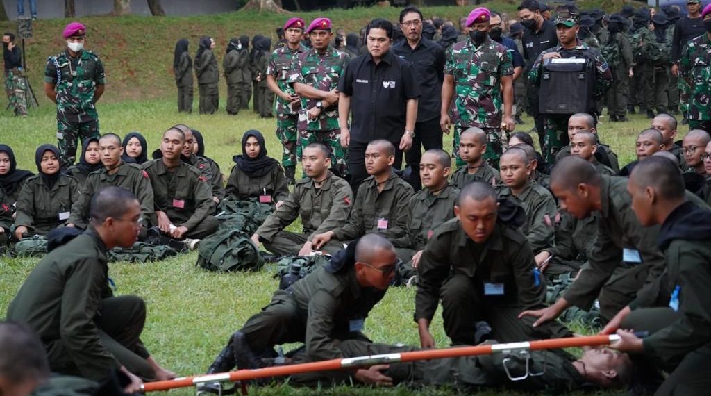 Menteri BUMN Hadiri Inaugurasi Bela Negara Karyawan BUMN
