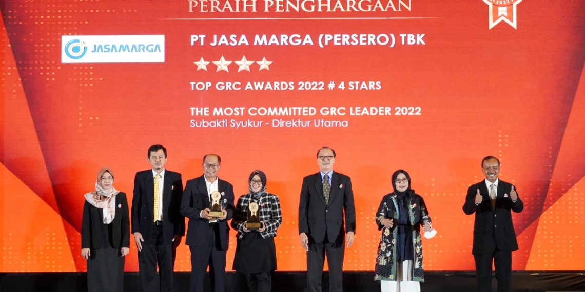 Dapat Penghargaan di TOP GRC Awards, Jasa Marga: Bukti Penerapan GRC Berkesinambungan