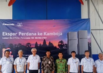 Panasonic Manufacturing Indonesia Ekspor Kulkas ke Kamboja