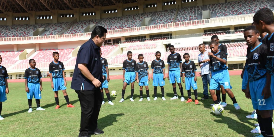 Generasi Muda Papua Dibina melalui Jalur Sepak Bola