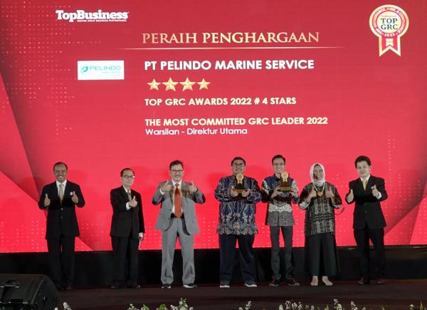Mantap! Pelindo Marines Raih TOP GRC Awards yang Ketiga Kalinya