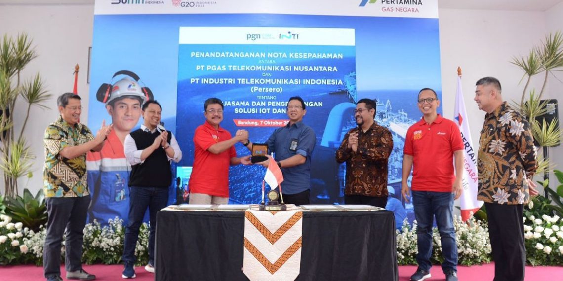 PT INTI Gandeng PGAS Telekomunikasi Kembangkan IoT dan ICT