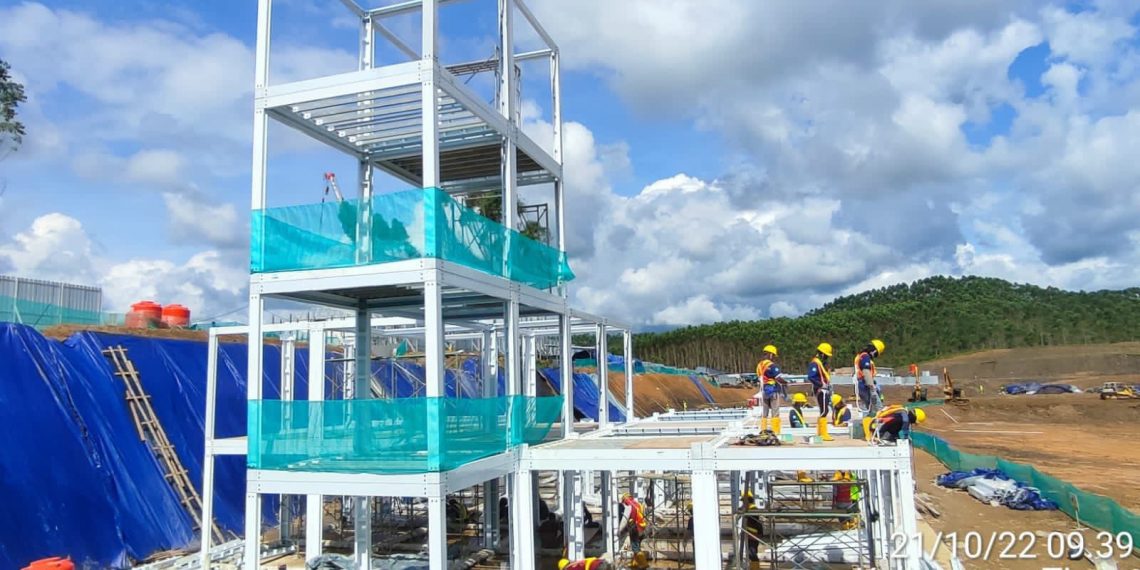 Menteri Basuki Tinjau Pembangunan Infrastruktur Dasar Pendukung Kawasan Inti Pusat Pemerintahan (KIPP) IKN Nusantara