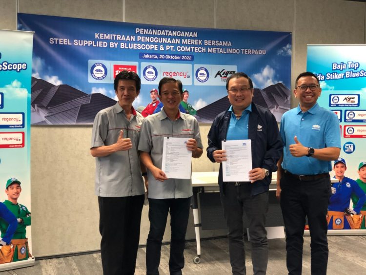 BlueScope Gandeng COMET Perbanyak Inovasi Material Baja Lapis