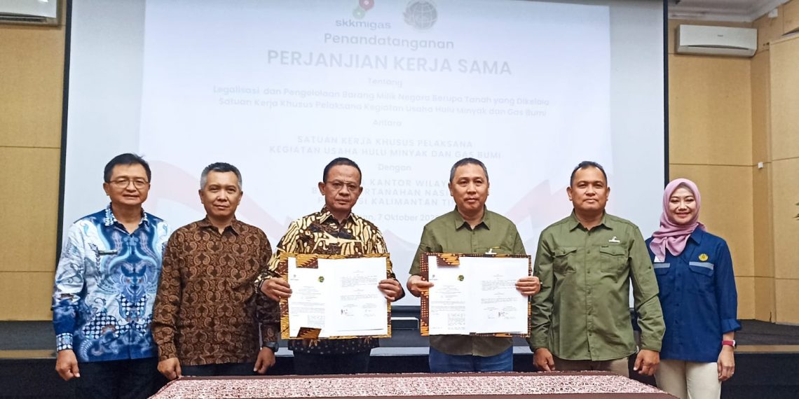 Perkuat Kerjasama Bidang Pertanahan, SKK Migas Rangkul Kanwil ATR/BPN Kalimantan Timur