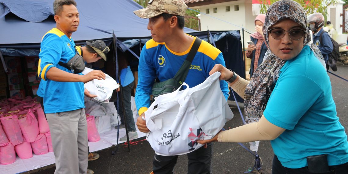 SIG Kirimkan Tim Reaksi Cepat Bantu Korban Gempa Cianjur
