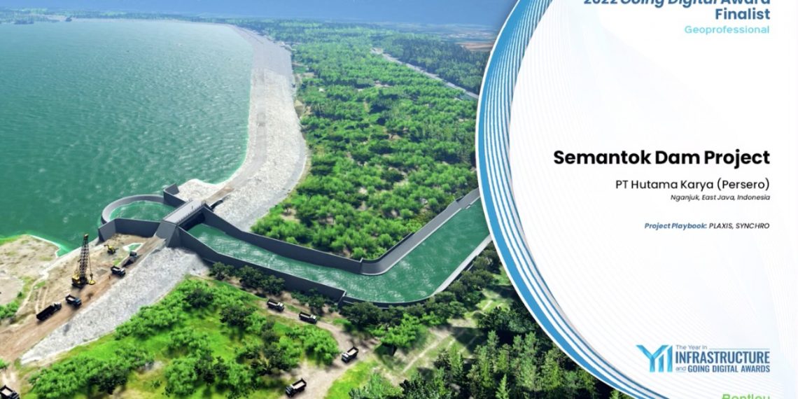 Hutama Karya Rampungkan Bendungan Semantok Akhir 2022