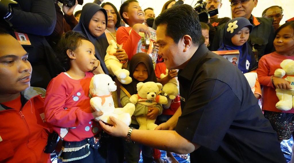 Erick Thohir: BUMN Gotong Royong Bantu Pemulihan Gempa Cianjur