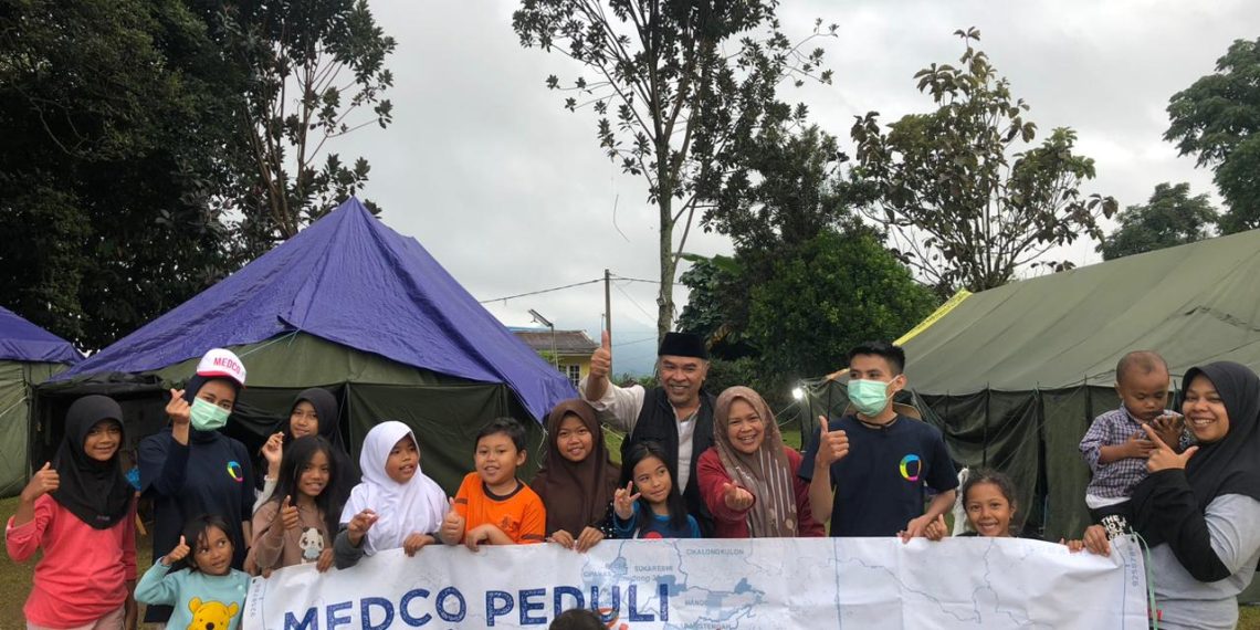 Medco Libatkan Relawan Psikososial untuk Trauma Anak Gempa Cianjur