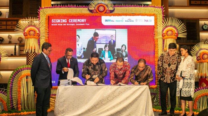 Kembangkan Industri Kesehatan, Tiga BUMN Farmasi Kolaborasi dengan SRF dan INA
