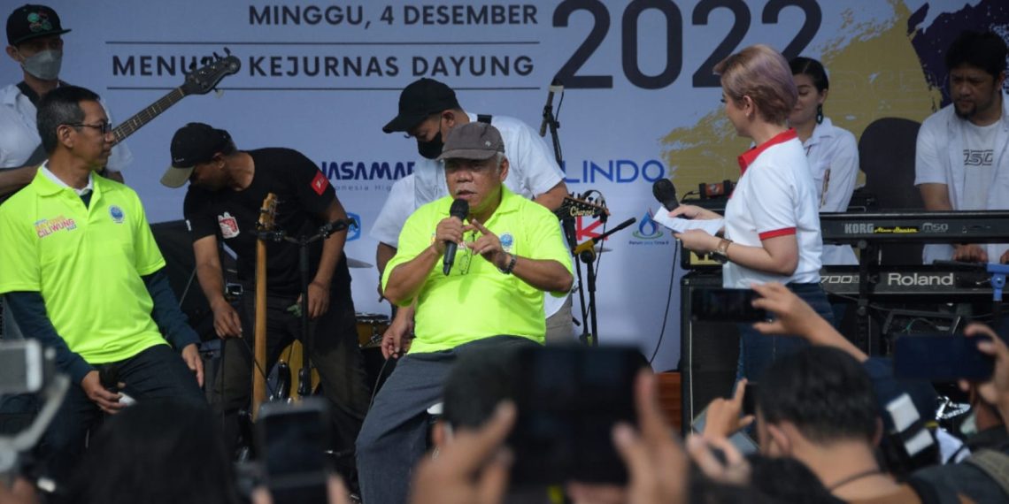 Menteri Basuki: Jaga Kebersihan Sungai Ciliwung, Jadi Barometer Nasional