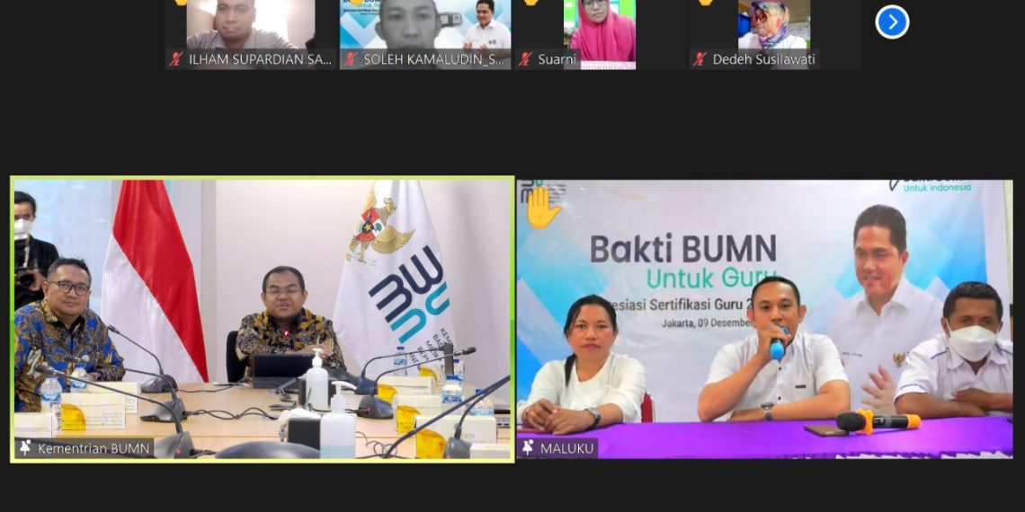 Kementerian BUMN Apresiasi 2.022 Guru yang Lulus Ujian Sertifikasi