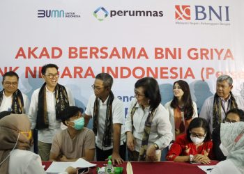 Kurangi Backlog Nasional, BNI Griya Gandeng Perumnas Gelar Akad Massal