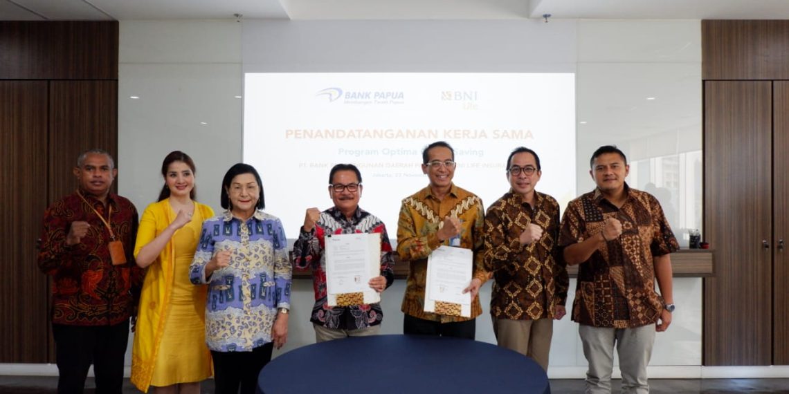 BNI Life dan Bank Papua Kerja Sama Program Optima Group Saving
