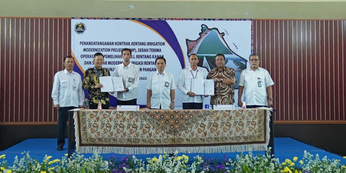 HK Garap Modernisasi Irigasi Rentang di Indramayu